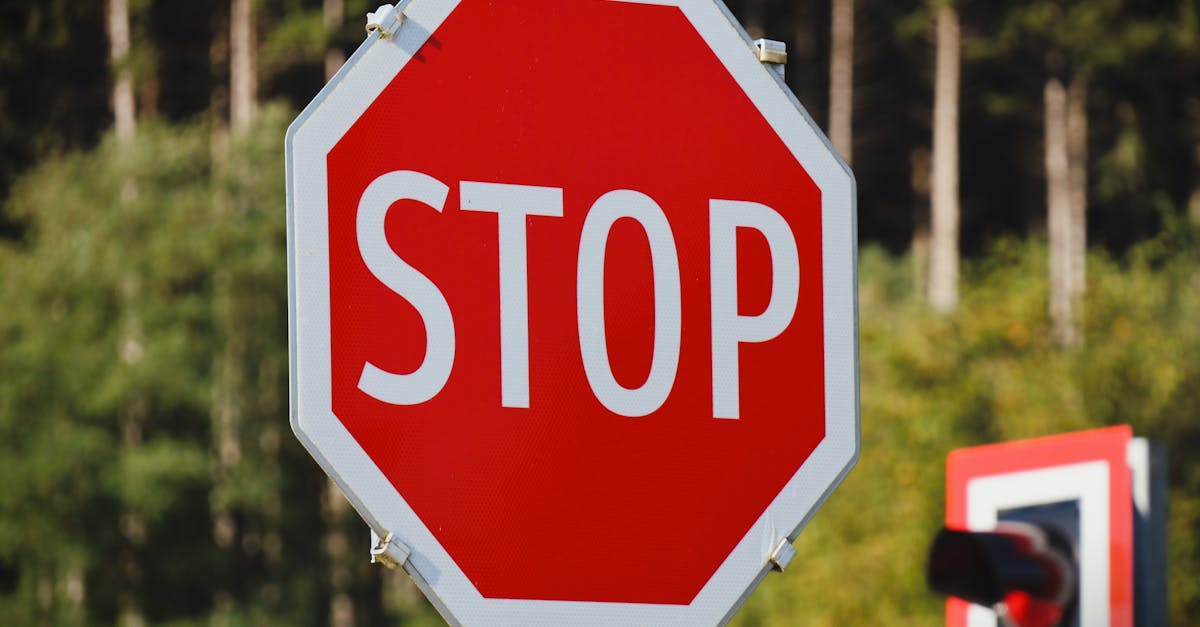 stop sign decision business
